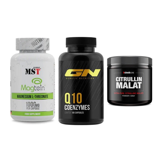 Ausdauer-Set: MST Magnesium + GN Q10 Health + Sinob Core – alle enthaltenen Artikel