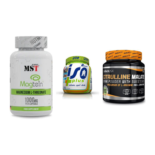 Ausdauer-Set: MST Magnesium + Olimp Iso Plus + BioTech Citrulli – alle enthaltenen Artikel