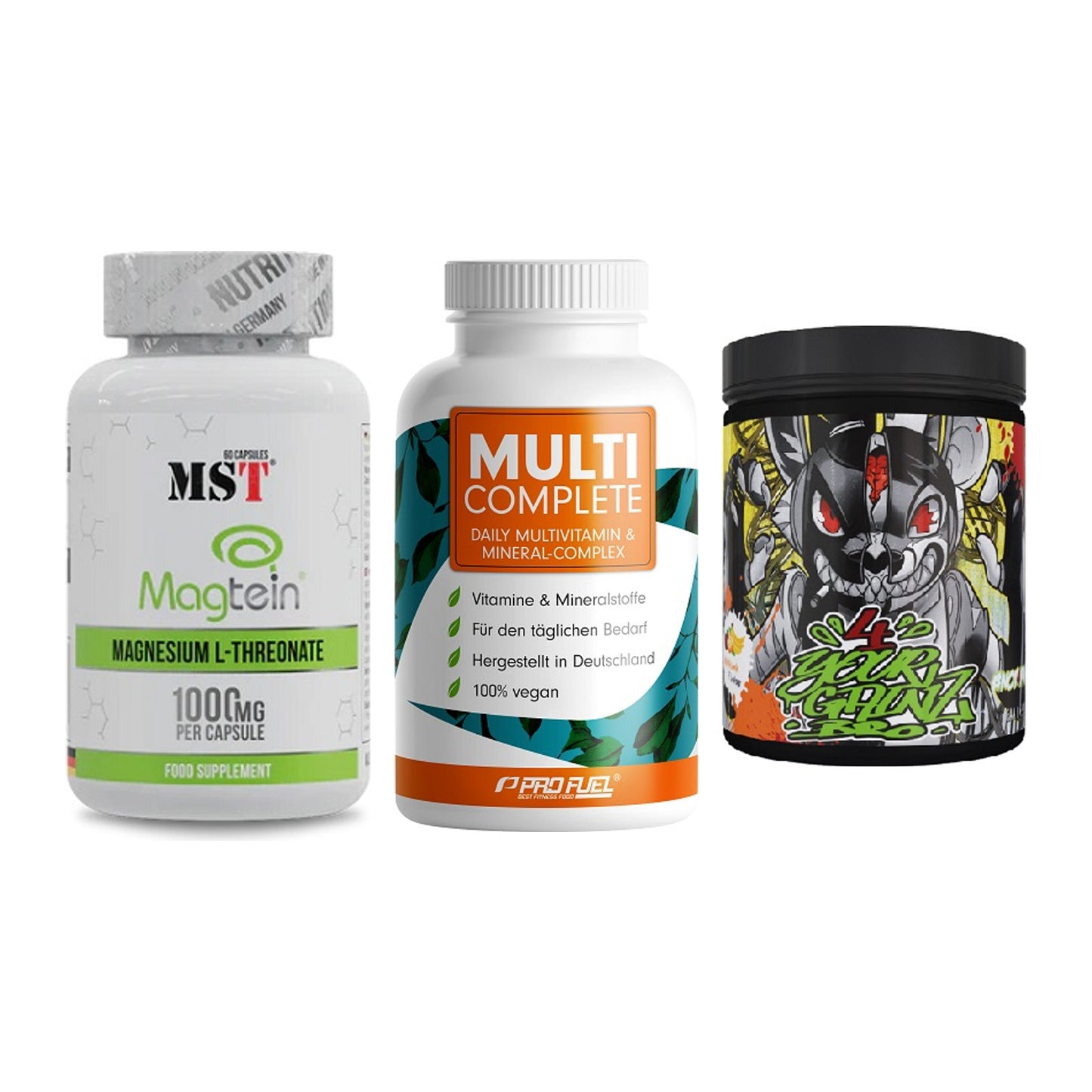 Ausdauer-Set: MST Magnesium + ProFuel MULTI + BPS-Pharma EAA´s – alle enthaltenen Artikel