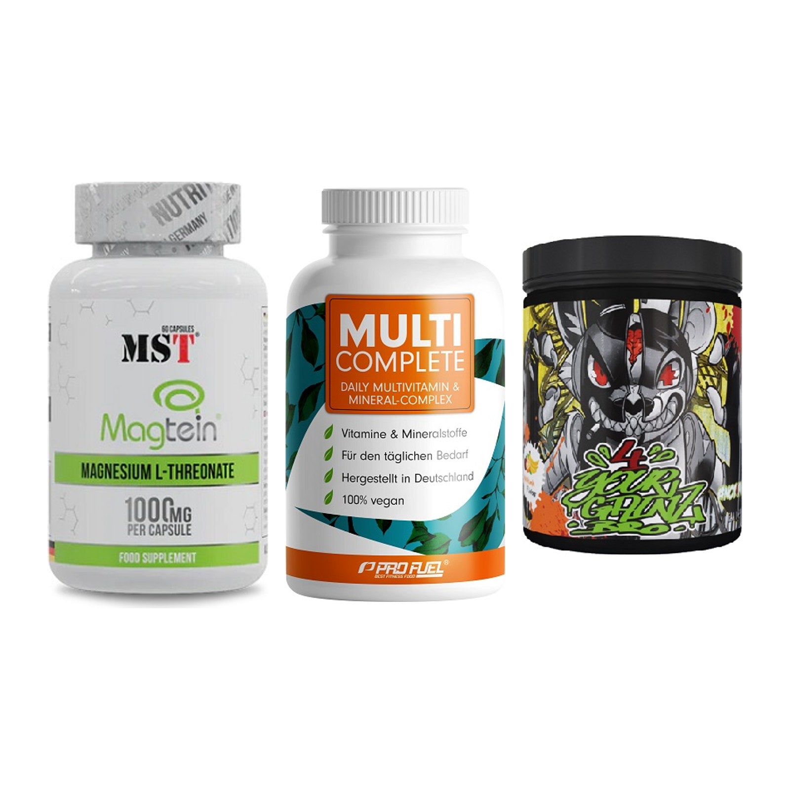 Ausdauer-Set: MST Magnesium + ProFuel MULTI + BPS-Pharma EAA´s – alle enthaltenen Artikel