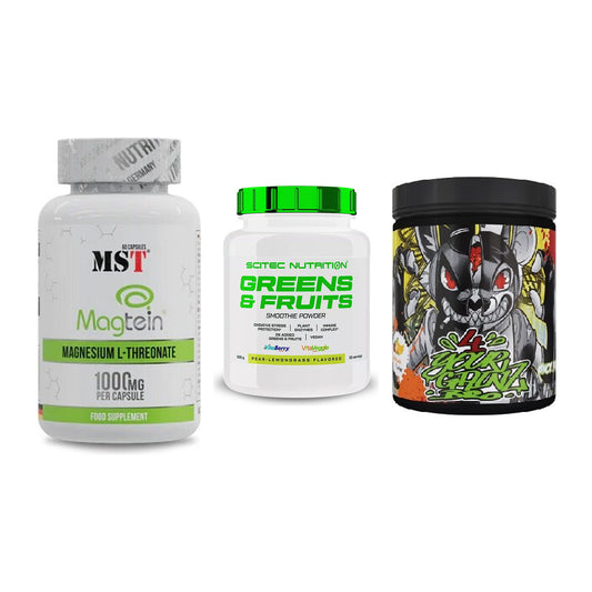 Ausdauer-Set: MST Magnesium + Scitec Greens + BPS-Pharma EAA´s – alle enthaltenen Artikel