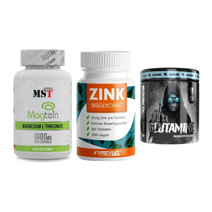 Ausdauer-Set: MST Magnesium + ProFuel Zink + Skull Labs – alle enthaltenen Artikel