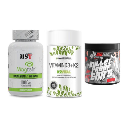 Ausdauer-Set: MST Magnesium + Sinob Vitamin D3 + Big Zone Bulletp – alle enthaltenen Artikel