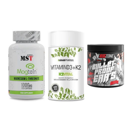 Ausdauer-Set: MST Magnesium + Sinob Vitamin D3 + Big Zone Bulletp – alle enthaltenen Artikel