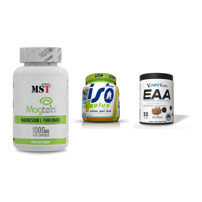 Ausdauer-Set: MST Magnesium + Olimp Iso Plus + NNT EAA – alle enthaltenen Artikel