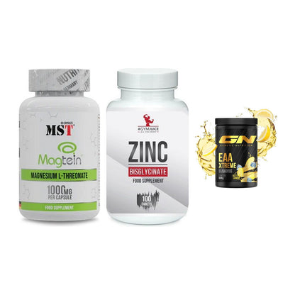 Ausdauer-Set: MST Magnesium + #GYMJUICE ZINC + GN EAA Xtreme – alle enthaltenen Artikel