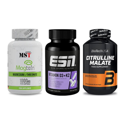 Ausdauer-Set: MST Magnesium + ESN Vitamin D3 + BioTech Citrulli – alle enthaltenen Artikel