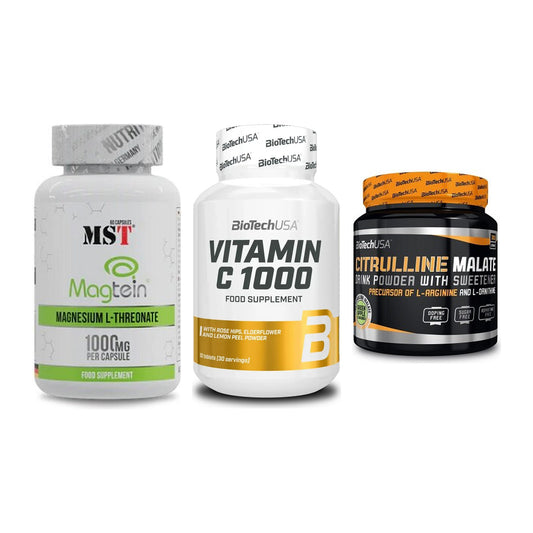 Ausdauer-Set: MST Magnesium + BioTech Vitamin + BioTech Citrulli – alle enthaltenen Artikel