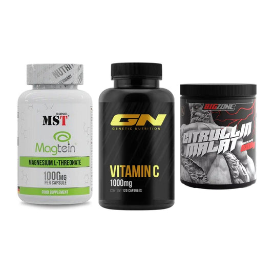 Ausdauer-Set: MST Magnesium + GN Vitamin C + Big Zone Citrull – alle enthaltenen Artikel