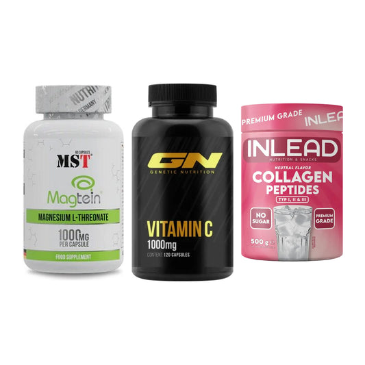 Ausdauer-Set: MST Magnesium + GN Vitamin C + INLEAD Collagen – alle enthaltenen Artikel