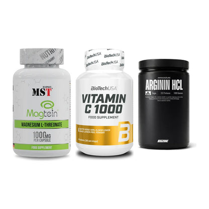 Ausdauer-Set: MST Magnesium + BioTech Vitamin + Big Zone L-Argin – alle enthaltenen Artikel