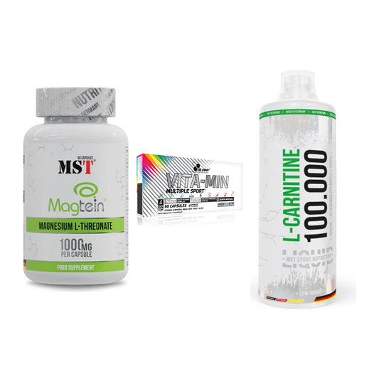Ausdauer-Set: MST Magnesium + Olimp Vita-Min + MST L-Carnitine – alle enthaltenen Artikel