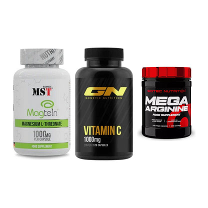 Ausdauer-Set: MST Magnesium + GN Vitamin C + Scitec Mega – alle enthaltenen Artikel