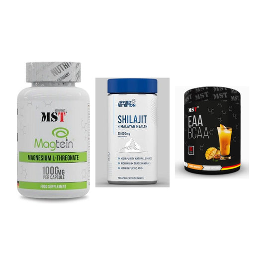 Ausdauer-Set: MST Magnesium + Applied Nutritio + MST EAA & BCAA – alle enthaltenen Artikel