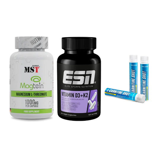 Ausdauer-Set: MST Magnesium + ESN Vitamin D3 + Body Attack – alle enthaltenen Artikel
