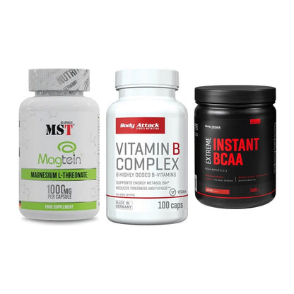 Ausdauer-Set: MST Magnesium + Body Attack Vitamin + 1 weitere – alle enthaltenen Artikel