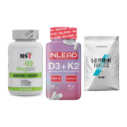 Ausdauer-Set: MST Magnesium + INLEAD Vitamin + MyProtein – alle enthaltenen Artikel