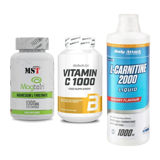 Ausdauer-Set: MST Magnesium + BioTech Vitamin + Body Attack – alle enthaltenen Artikel