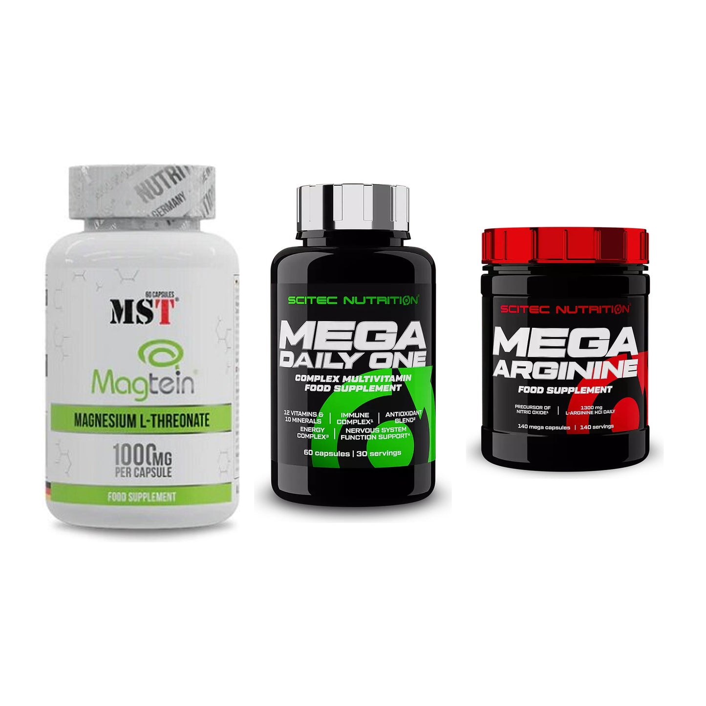Ausdauer-Set: MST Magnesium + Scitec Mega Daily + 1 weitere – alle enthaltenen Artikel