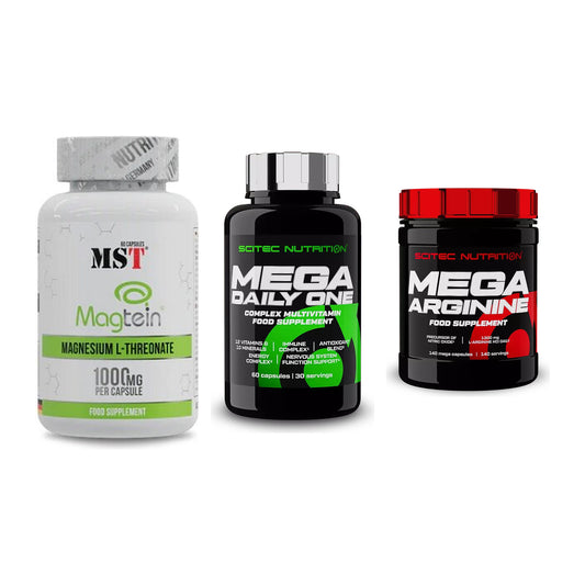 Ausdauer-Set: MST Magnesium + Scitec Mega Daily + 1 weitere – alle enthaltenen Artikel