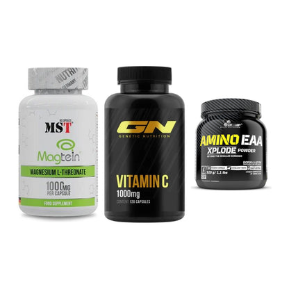 Ausdauer-Set: MST Magnesium + GN Vitamin C + Olimp Amino EAA – alle enthaltenen Artikel