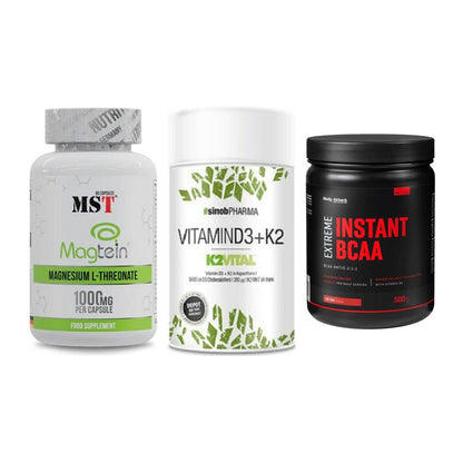 Ausdauer-Set: MST Magnesium + Sinob Vitamin D3 + Body Attack – alle enthaltenen Artikel
