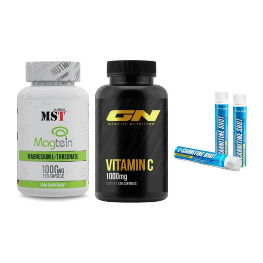 Ausdauer-Set: MST Magnesium + GN Vitamin C + Body Attack – alle enthaltenen Artikel
