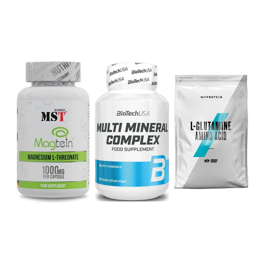 Ausdauer-Set: MST Magnesium + BioTech Multi + MyProtein – alle enthaltenen Artikel