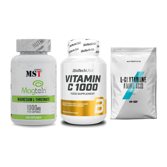 Ausdauer-Set: MST Magnesium + BioTech Vitamin + MyProtein – alle enthaltenen Artikel