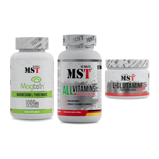 Ausdauer-Set: MST Magnesium + MST All Vitamins + MST Glutamine – alle enthaltenen Artikel