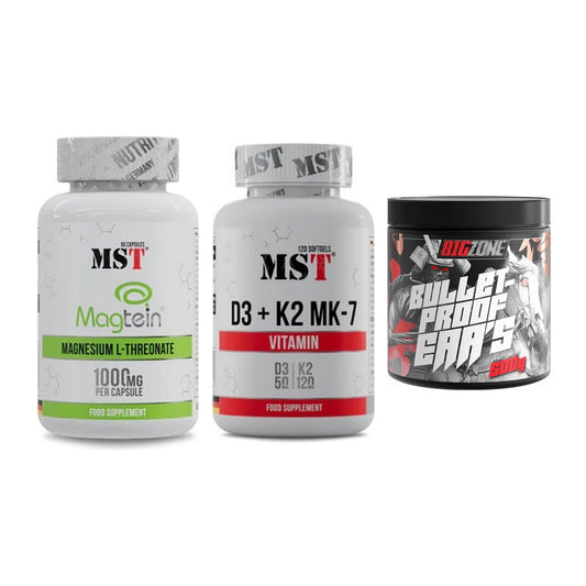 Ausdauer-Set: MST Magnesium + MST Vitamin D3 + Big Zone Bulletp – alle enthaltenen Artikel