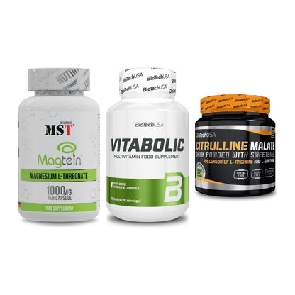 Ausdauer-Set: MST Magnesium + BioTech Vitaboli + BioTech Citrulli – alle enthaltenen Artikel