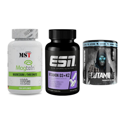 Ausdauer-Set: MST Magnesium + ESN Vitamin D3 + Skull Labs – alle enthaltenen Artikel