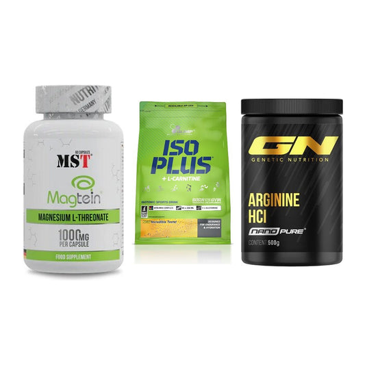 Ausdauer-Set: MST Magnesium + Olimp Iso Plus + GN Arginine HCL – alle enthaltenen Artikel