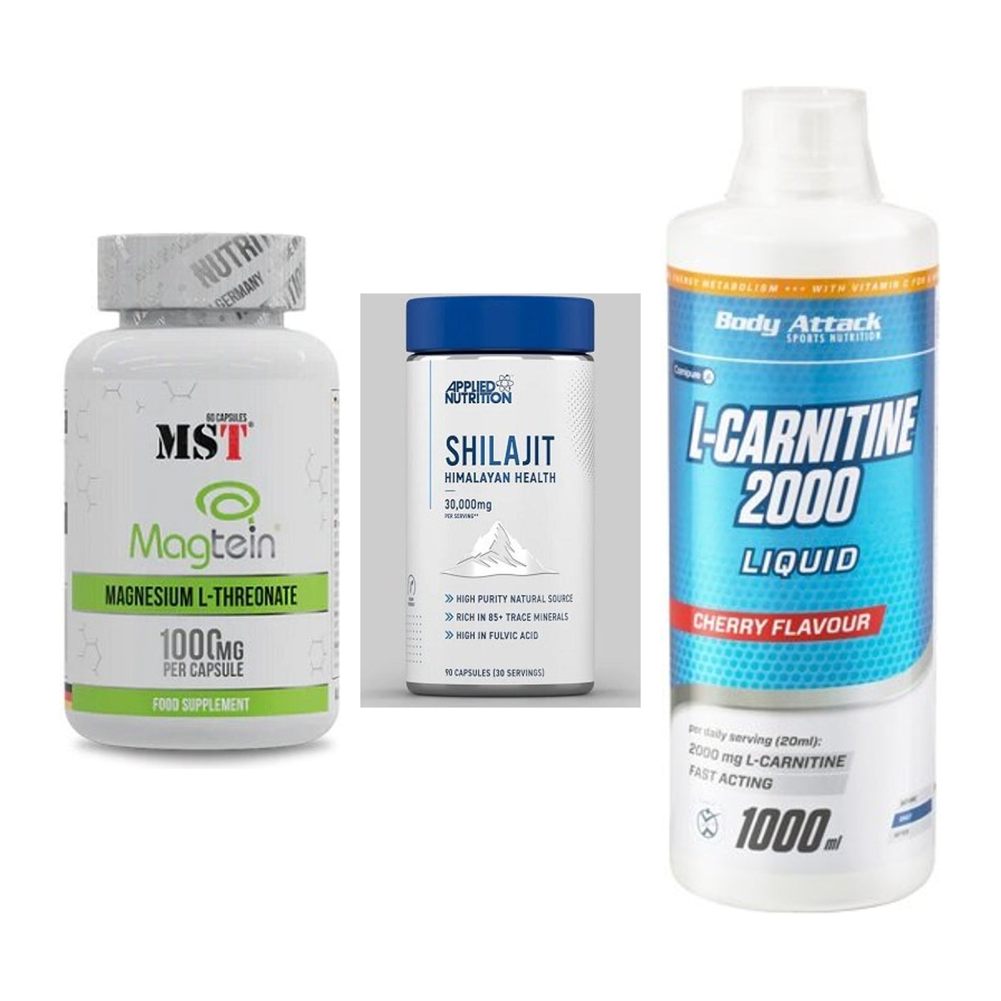 Ausdauer-Set: MST Magnesium + Applied Nutritio + Body Attack – alle enthaltenen Artikel