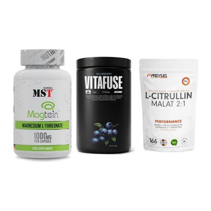 Ausdauer-Set: MST Magnesium + Big Zone Vitafus + ProFuel L-Citrul – alle enthaltenen Artikel