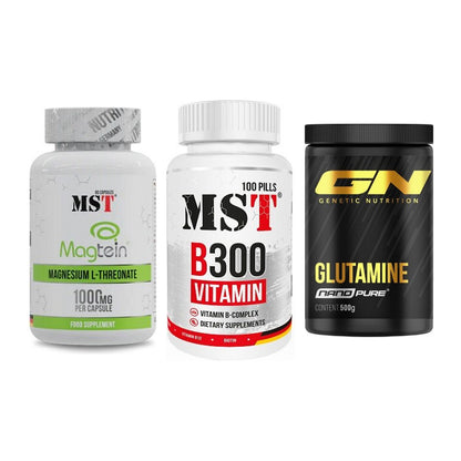 Ausdauer-Set: MST Magnesium + MST B300 B-Compl + GN Nano Pure – alle enthaltenen Artikel