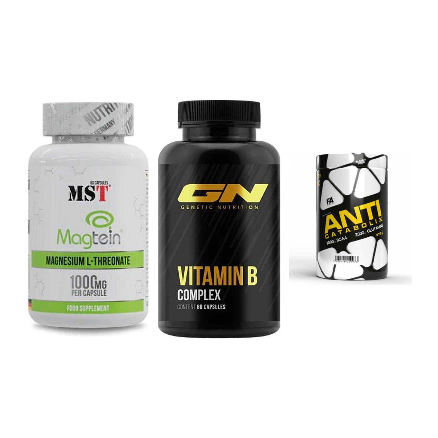 Ausdauer-Set: MST Magnesium + GN Vitamin + FA Nutrition – alle enthaltenen Artikel