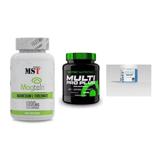 Ausdauer-Set: MST Magnesium + Scitec Multi Pro + NNT Citrullin – alle enthaltenen Artikel
