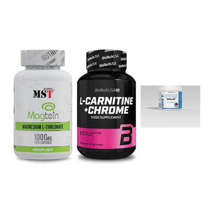Ausdauer-Set: MST Magnesium + BioTech L-Carnit + NNT Citrullin – alle enthaltenen Artikel