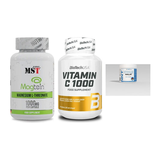 Ausdauer-Set: MST Magnesium + BioTech Vitamin + NNT Citrullin – alle enthaltenen Artikel