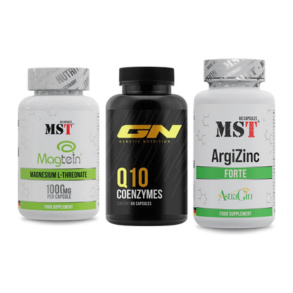 Ausdauer-Set: MST Magnesium + GN Q10 Health + MST ArgiZinc – alle enthaltenen Artikel