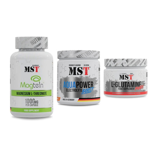 Ausdauer-Set: MST Magnesium + MST Aqua Power + MST Glutamine – alle enthaltenen Artikel