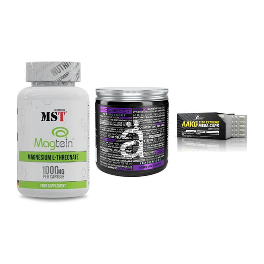 Ausdauer-Set: MST Magnesium + Nanosupps Hype + Olimp AAKG – alle enthaltenen Artikel