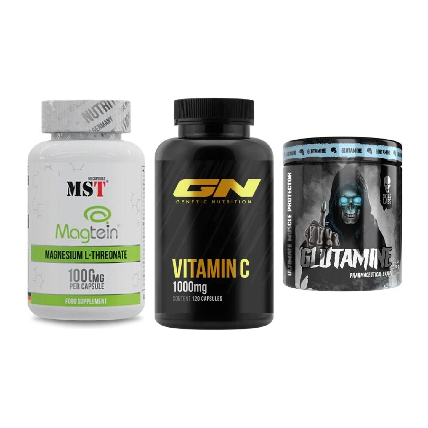 Ausdauer-Set: MST Magnesium + GN Vitamin C + Skull Labs – alle enthaltenen Artikel