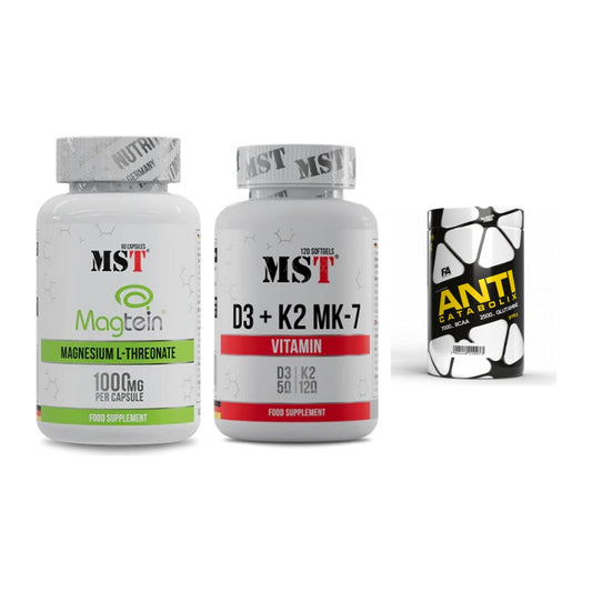 Ausdauer-Set: MST Magnesium + MST Vitamin D3 + FA Nutrition – alle enthaltenen Artikel