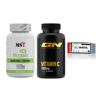 Ausdauer-Set: MST Magnesium + GN Vitamin C + Nutrend Multimin