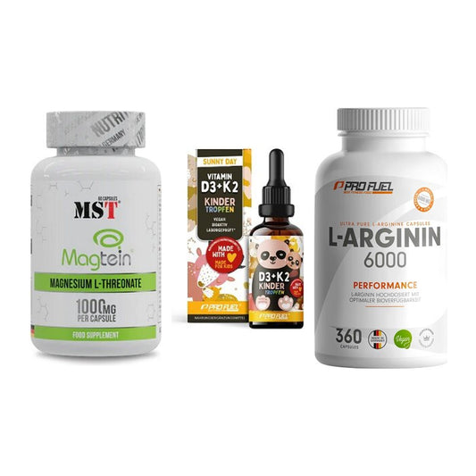Ausdauer-Set: MST Magnesium + ProFuel VITAMIN + ProFuel L-Argini – alle enthaltenen Artikel