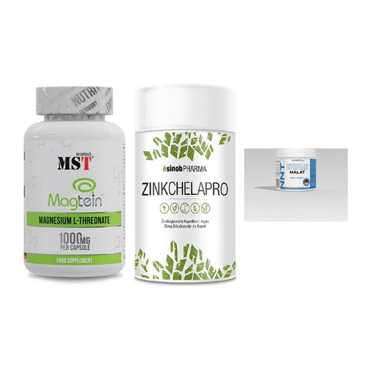 Ausdauer-Set: MST Magnesium + Sinob Zink + NNT Citrullin – alle enthaltenen Artikel