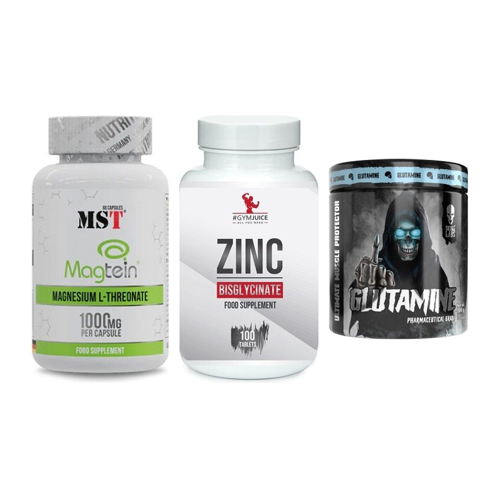 Ausdauer-Set: MST Magnesium + #GYMJUICE ZINC + Skull Labs – alle enthaltenen Artikel